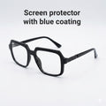 TR251137 - SCREEN PROTECTION - BLUE COATING - TRANSITION - EXECUTIVE SHAPE - BLACK - FLEXIBLE