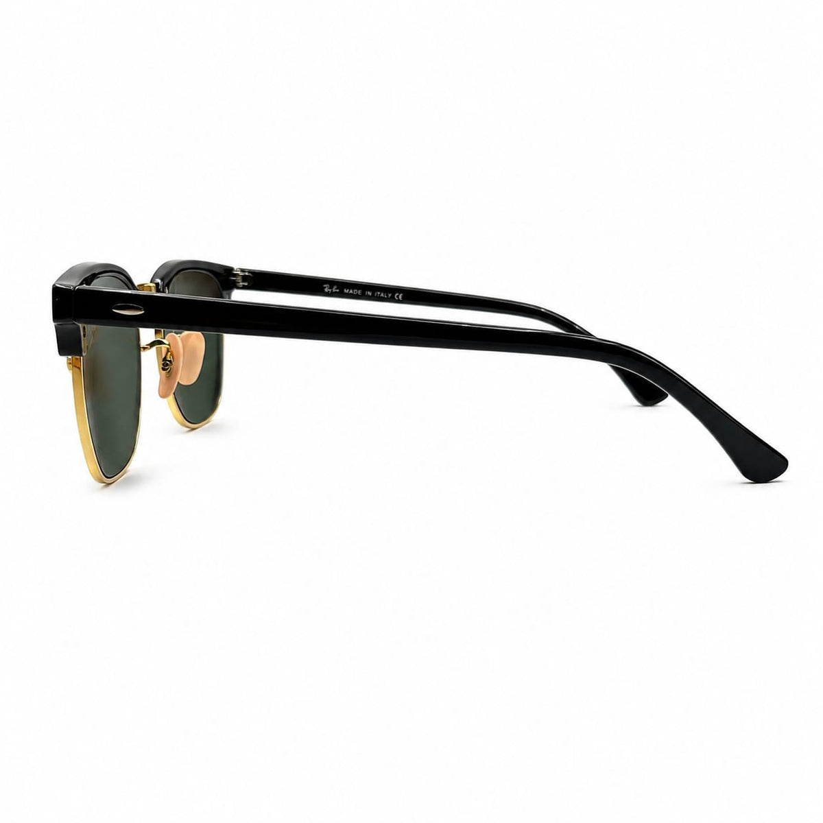 RB 3016 - CLUB MASTER - SQUARE - BLACK GOLDEN - PREMIUM GREEN - QUALITY