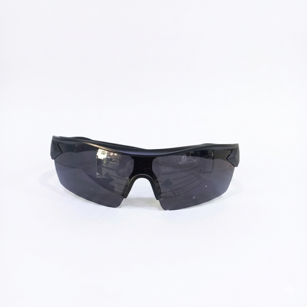 QY2301 - SUNGLASS - SPORTS - POLARISED - UV - BLACK - PERFECT GRIP