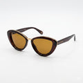 SR 0924 - SHADES - CATEYE - LADIES - BROWN - GOLDEN TOUCH - QUALITY