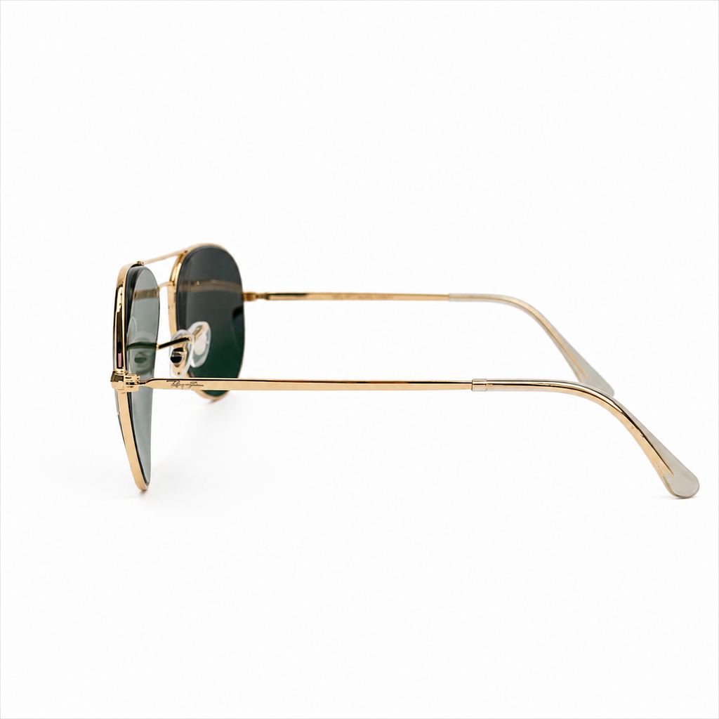 RB 3026 - AVIATAR - GLASS - GOLDEN - RB PREMIUM GREEN - DIAMOND HART - SCRATCH RESISTANT