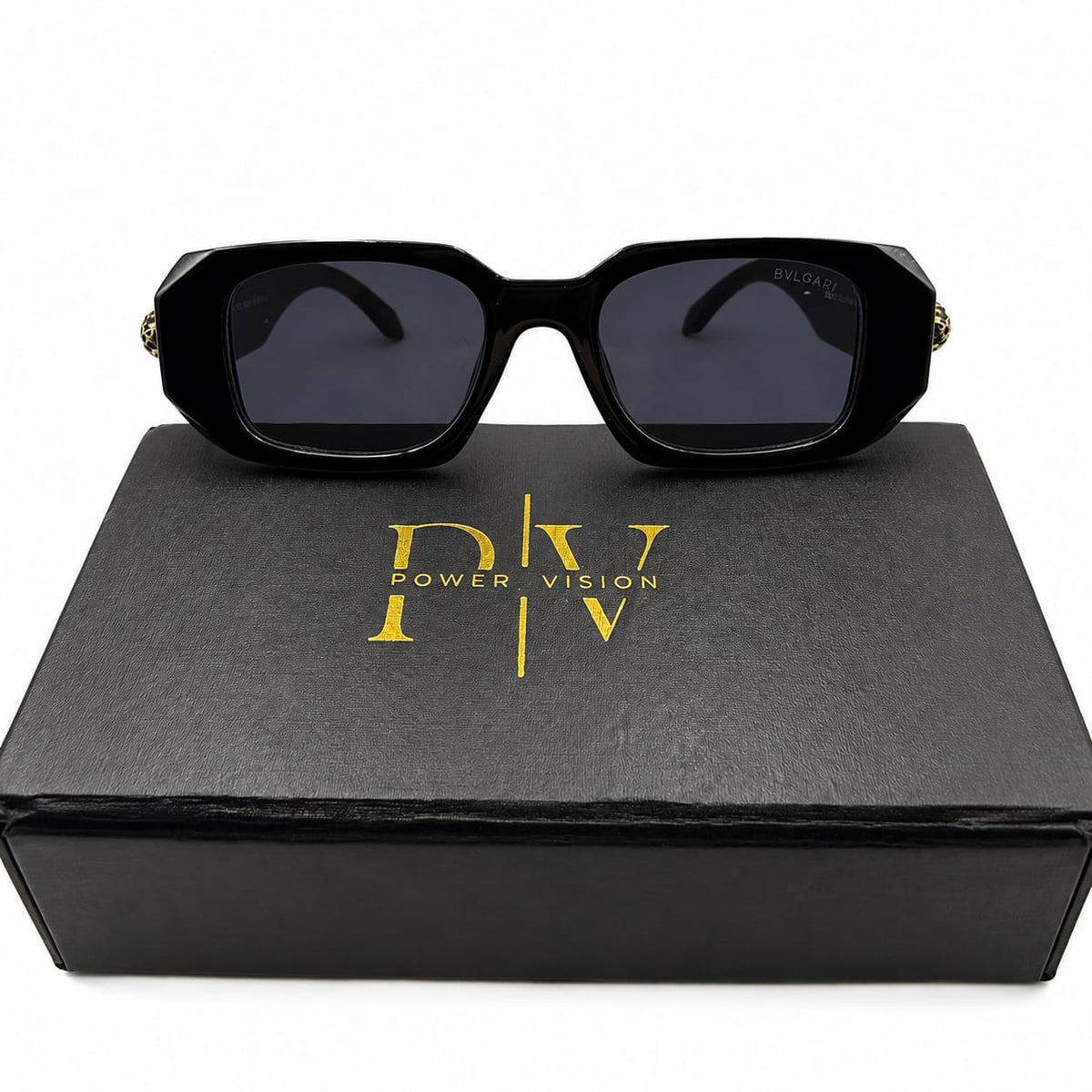 BVL 2338 - TRENDY - BOLD - BLACK - ANGULAR SQUARE - PREMIUM DETAILING - QUALITY