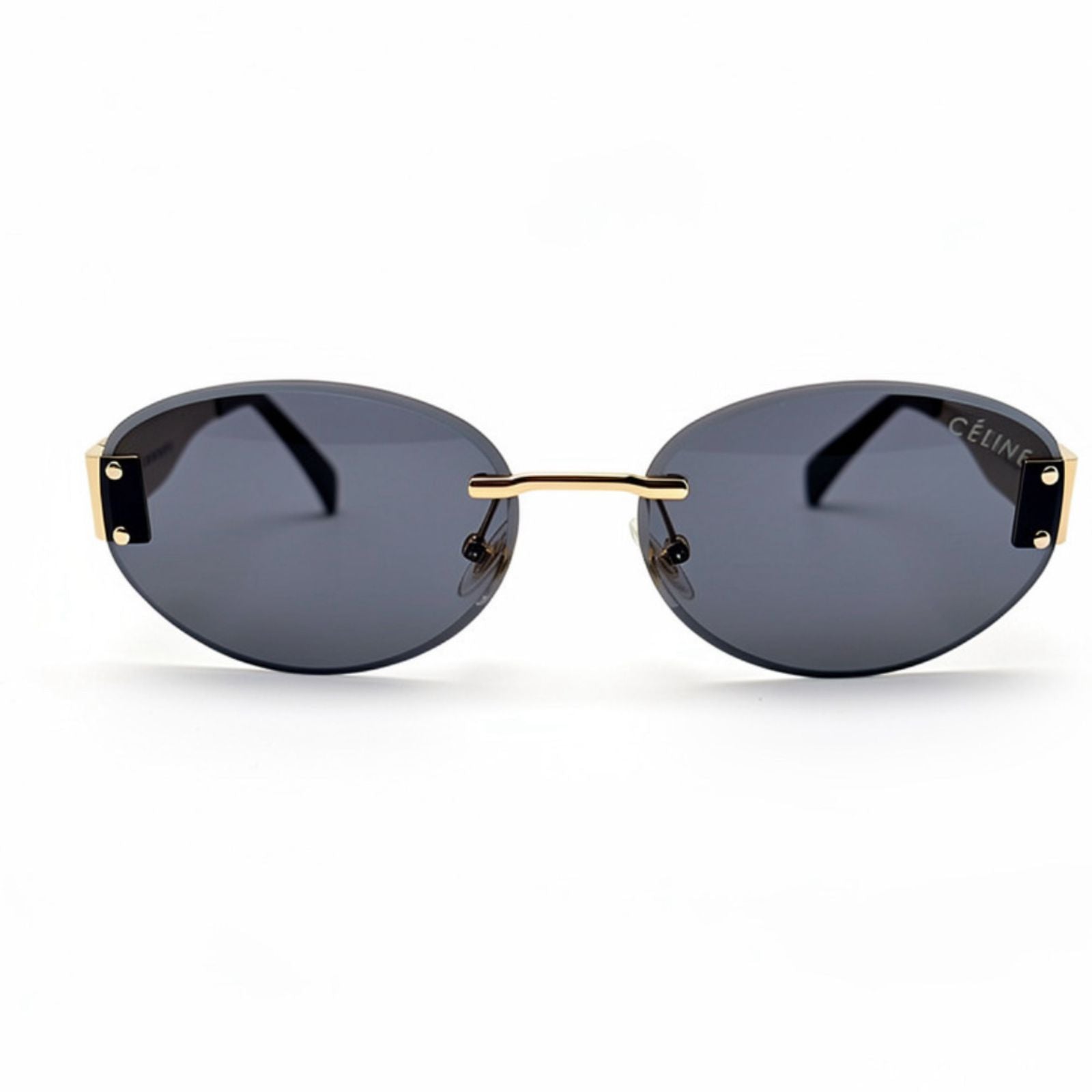 CELINE 98266 - SUNGLASS - LADIES - RIMLESS - GOLDEN BLACK - PREMIUM