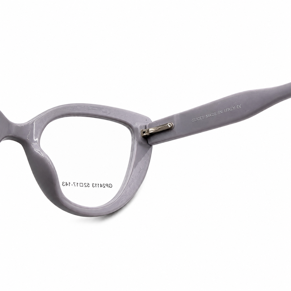 GC 2446 - EYEWEAR - LADIES - GREY - BLACK OUTLINE - POINTED CATEYE - PREMIUM BRANDING