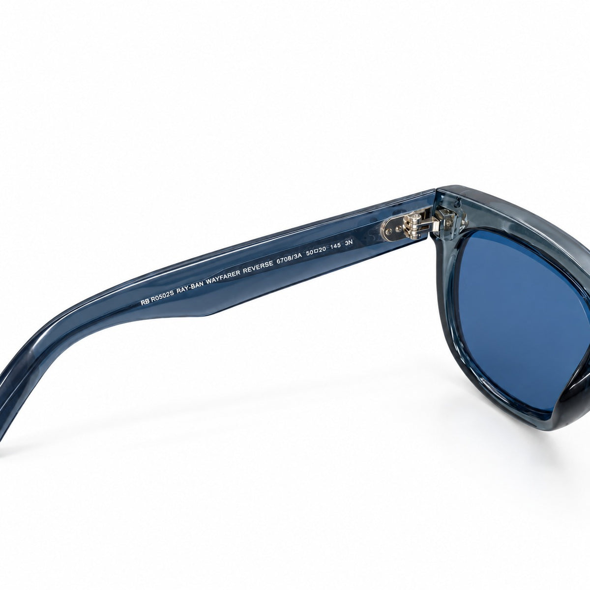RB R0502S - REVERSE - WAYFARER - TRANSPARENT AQUA - HIGH QUALITY