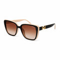 HERMES 33120 - SUNGLASS - LADIES - CATEYE - UV - BROWN BEIGE