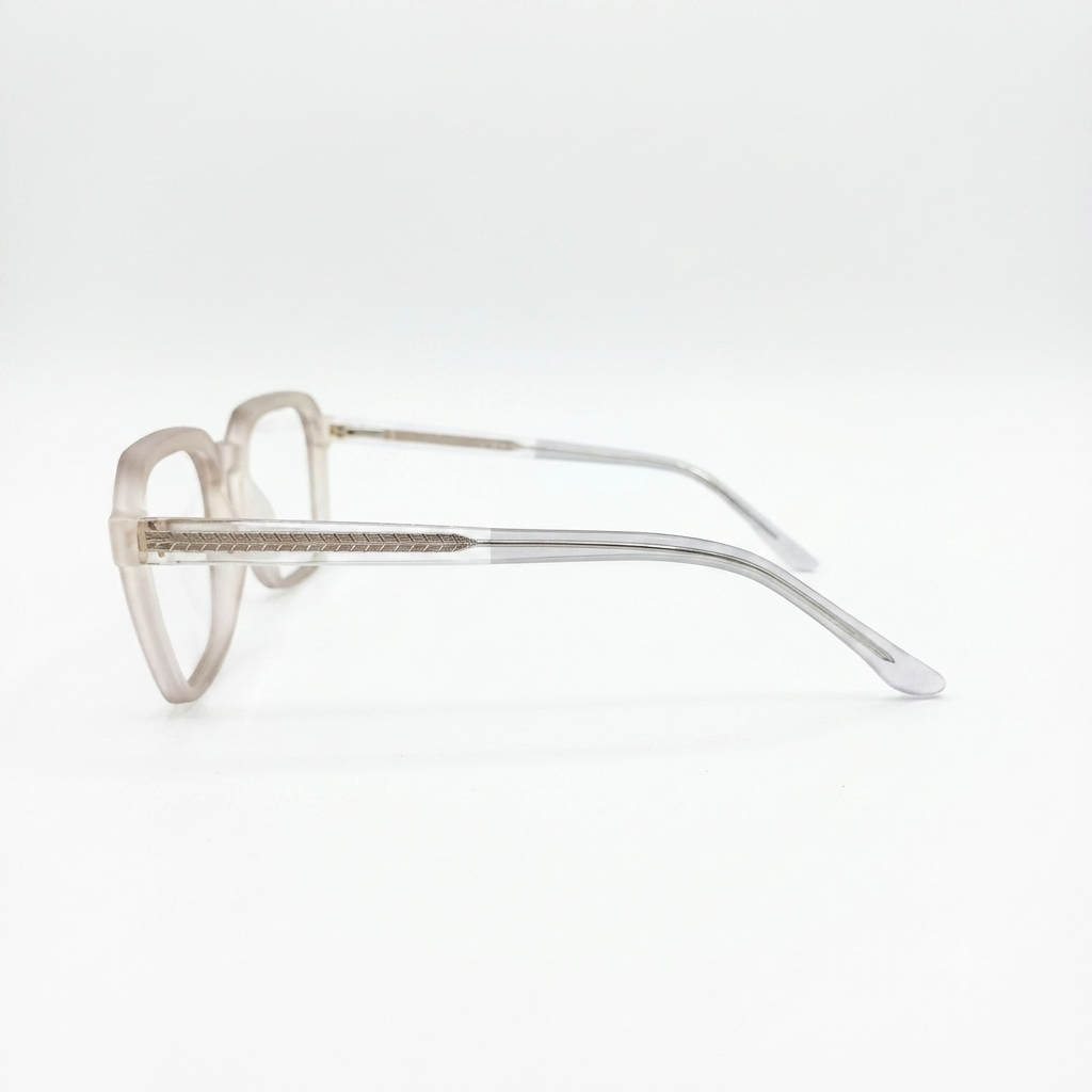 TR 8810 - EYEGLASS - ROUNDED SQUARE - MATTE GREY - FLEXIBLE - UNISEX