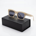 SUNGLASS 026474 - SQUARE - POLARISED - MILKY BEIGE - MATTE SIDES
