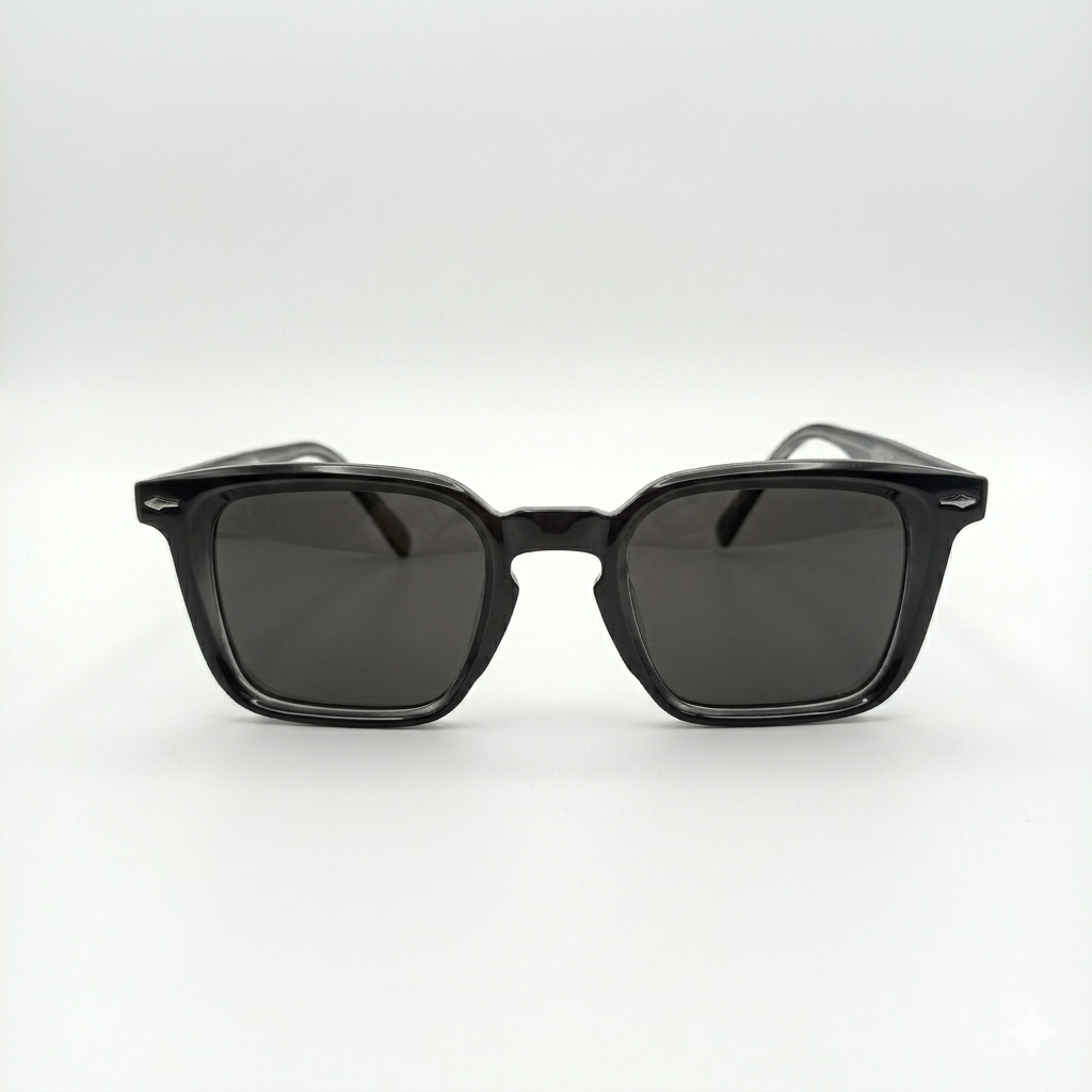 MB 7705 - SUNGLASS - SQUARE - BLACK - POLARISED - FLEXIBLE