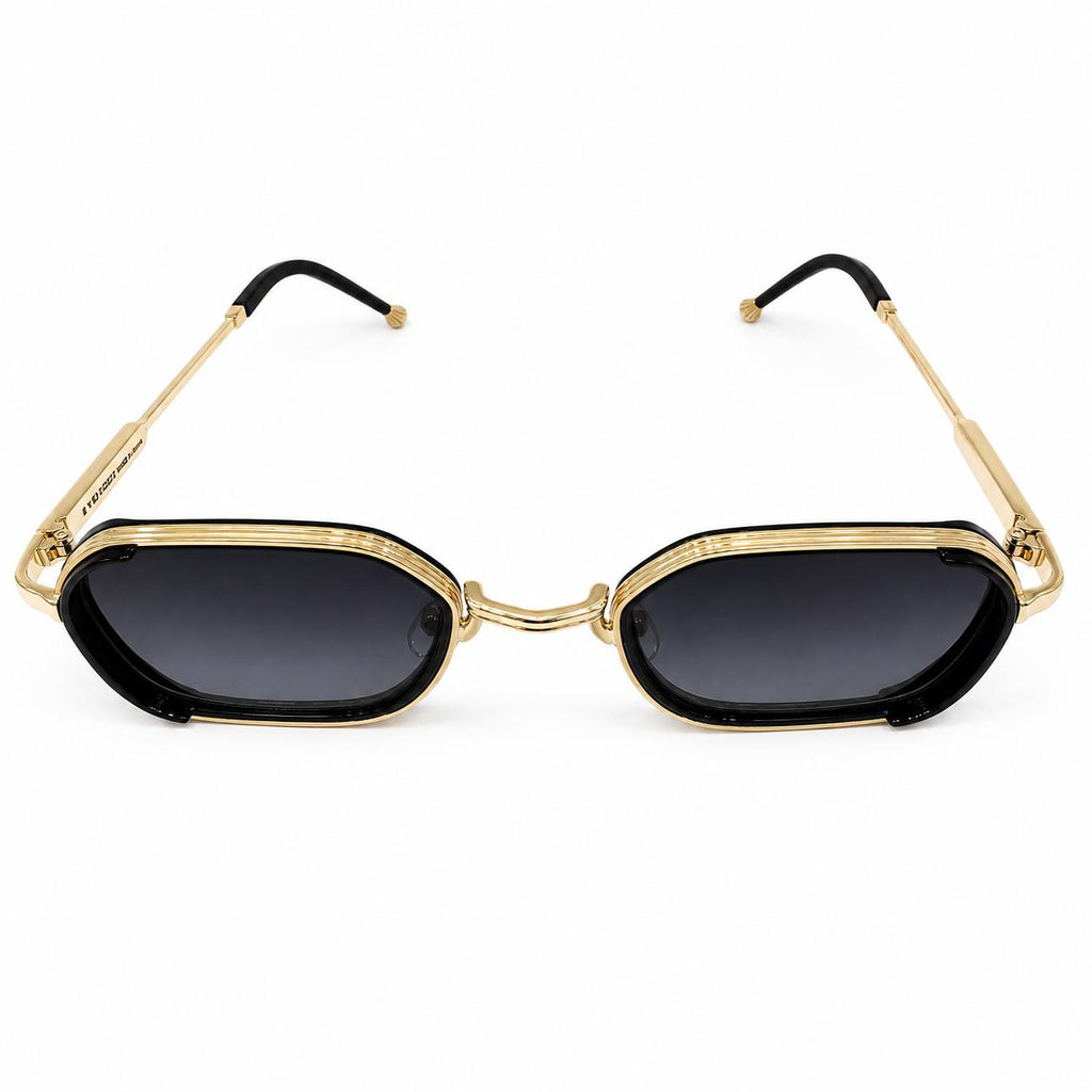 EYEHOOD 5G69 - SUNGLASS - METAL - GEOMETRIC SQUARE - GOLDEN BLACK - PREMIUM