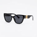BR 32014 - SHADES - LADIES CATEYE - DESIGNER - BLACK