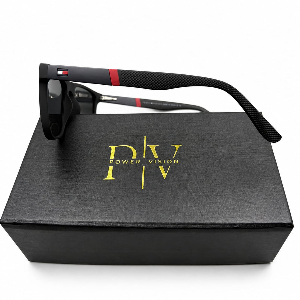 TH 88021 - POLARISED - MATTE BLACK - TEXTURE BLACK GREY BRANDING SIDES - 💯 COMFORTABLE - PREMIUM