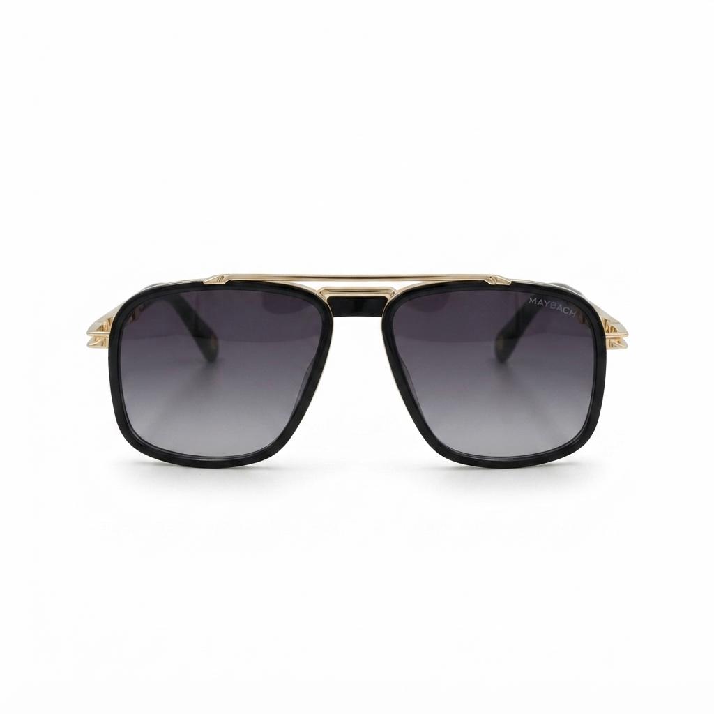 MAYBACH 2778 - SUNGLASS - OVERSIZE - NAVIGATOR SQUARE - GOLDEN BLACK - PREMIUM