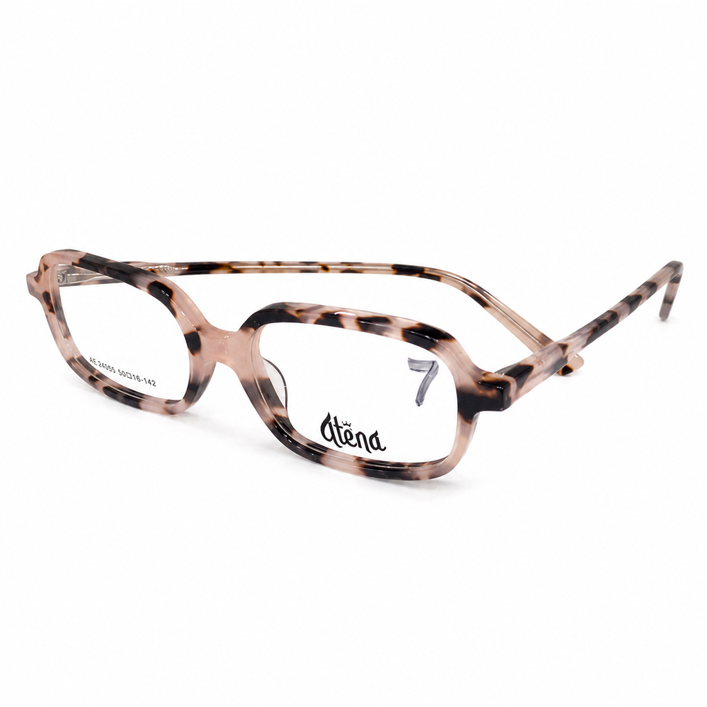 DESIGNER 24509 - LADIES - TRENDY - 💯 ACETATE - BLUSH PINK TORTOISESHELL - EYEWEAR
