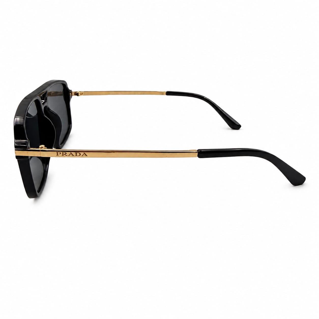 PR 70YS - SUNGLASS - DOUBLE BEAM - BLACK - GOLDEN - BRANDING - PREMIUM - OVERSIZE