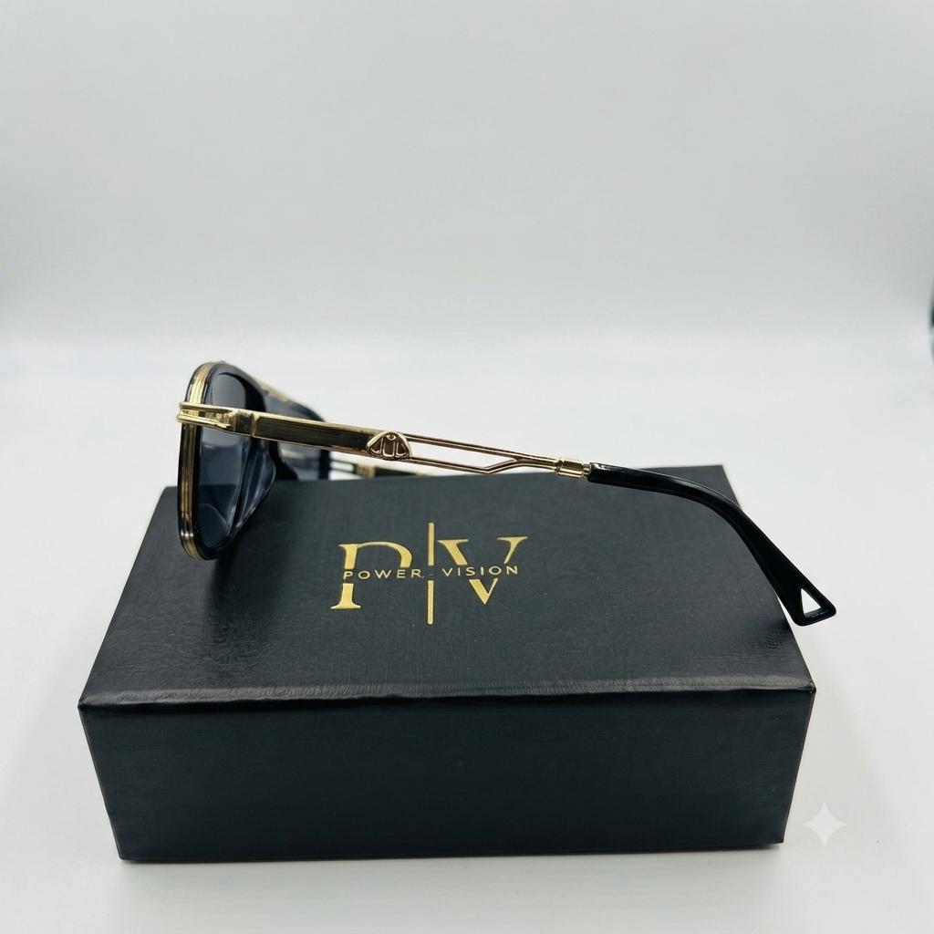 MAYBACH 2778 - SUNGLASS - OVERSIZE - NAVIGATOR SQUARE - GOLDEN BLACK - PREMIUM