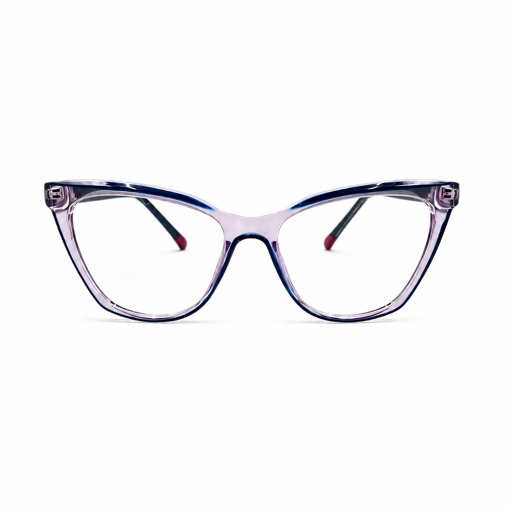 VISION 5712 - EYEWEAR - CAT EYE - DESIGNER - LIGHT PURPLE - WOMEN
