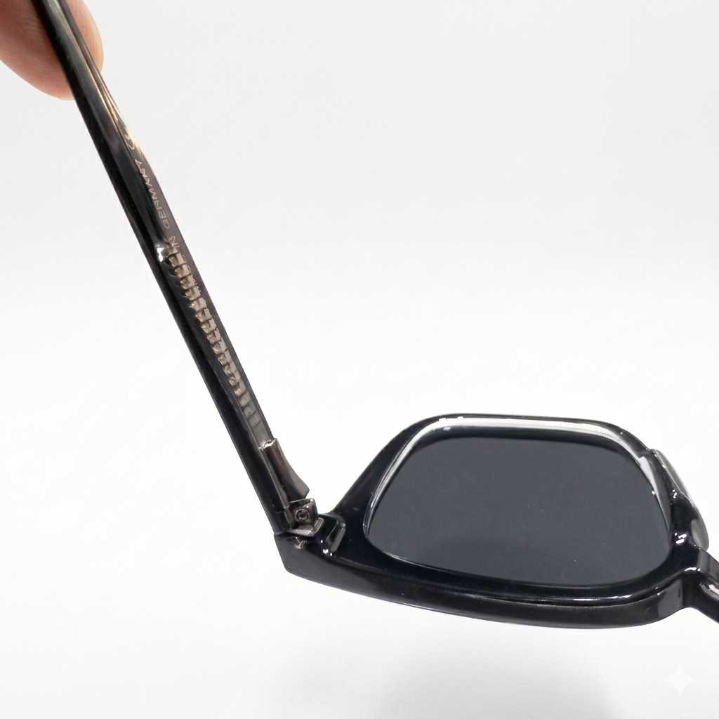 MB 7705 - SUNGLASS - SQUARE - BLACK - POLARISED - FLEXIBLE