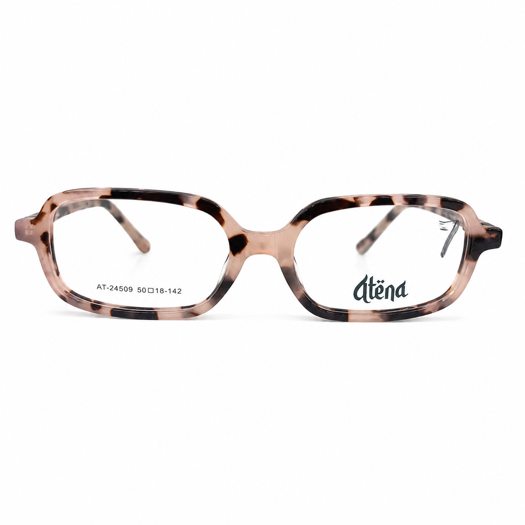 DESIGNER 24509 - LADIES - TRENDY - 💯 ACETATE - BLUSH PINK TORTOISESHELL - EYEWEAR