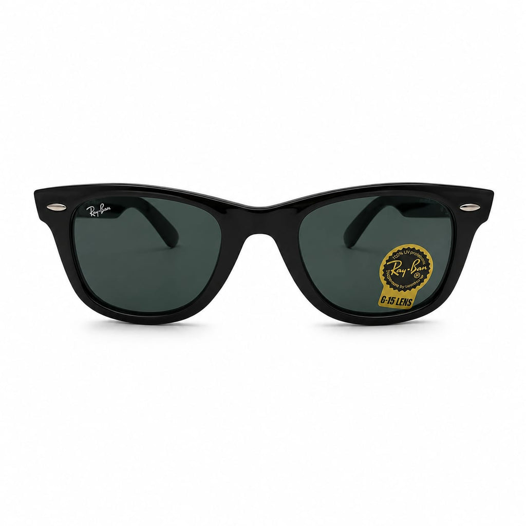 RB 2140 - CLASSIC WAYFARER - BLACK - DIAMOND HARD - PREMIUM - QUALITY- UNISEX