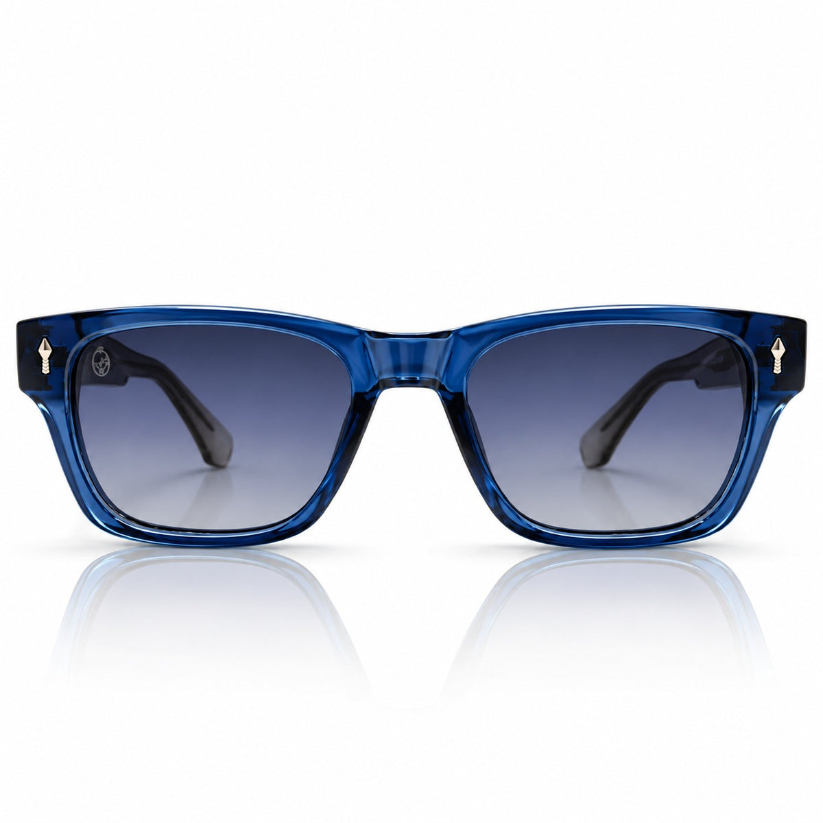 JMM - OCEANIC BLUE - GREY TRANSPARENT - BLUE GRADIENT - SQUARE - ACETATE - UNIQUE