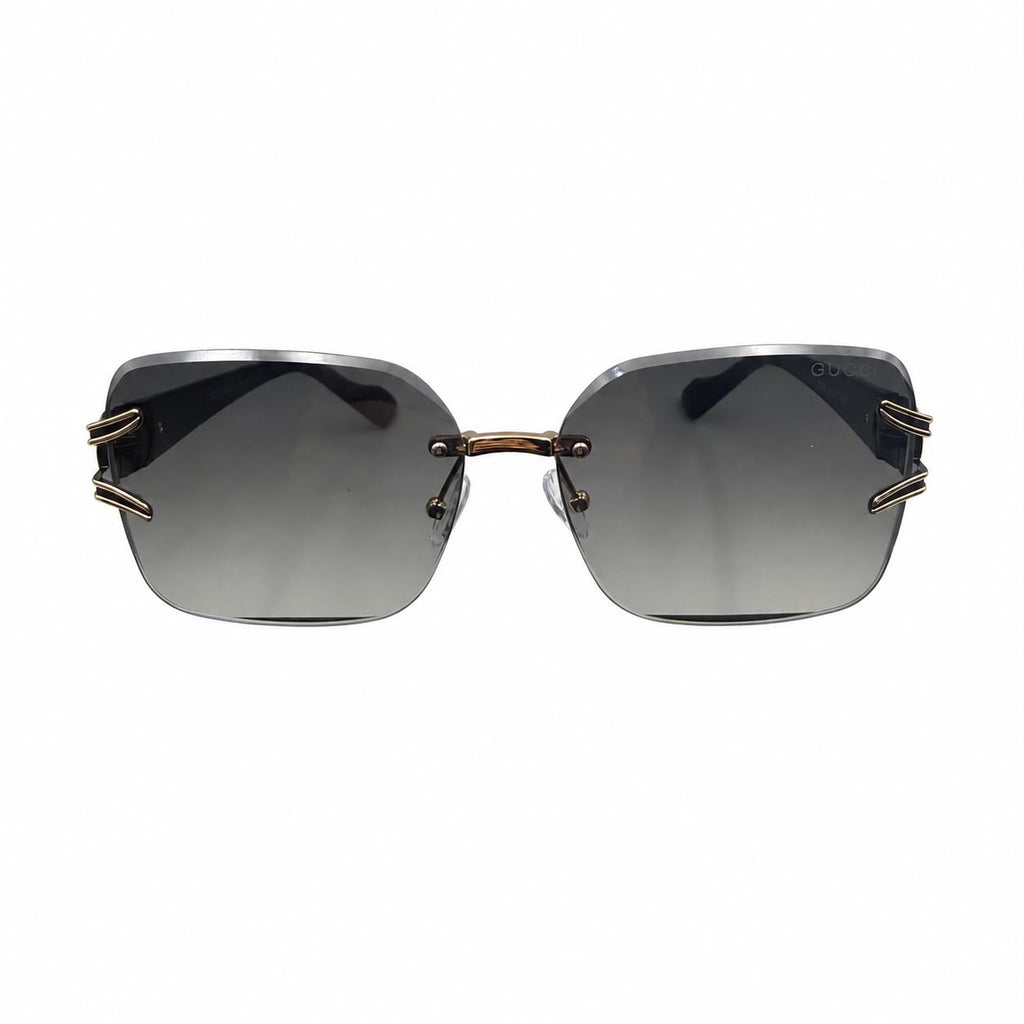 GC 9166 - GORGEOUS - RIMLESS - SOFT SQUARE - GOLDEN BLACK - BLACK GRADIENT - PREMIUM