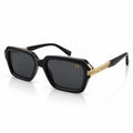 CK 98372 - BOLD - BLACK - CUT SQUARE - MATTE GOLD - UNISEX