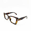FERRAGAMO 23122 - EYEWEAR  - LADIES - BOLD - CATEYE - CHEETAH PRINT- TRENDY