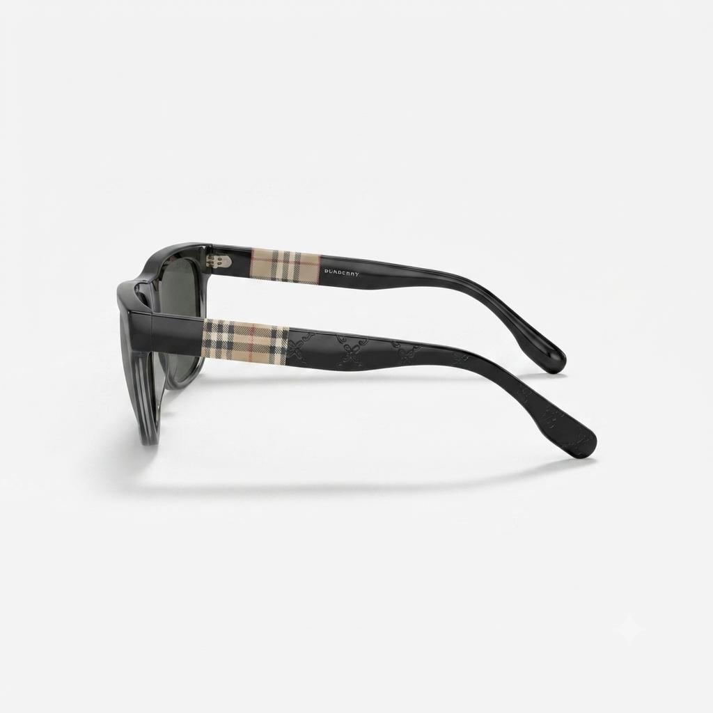 BR 7718 - SUNGLASS - SQUARE - BLACK - POLARISED - STRECHABLE - UNISEX