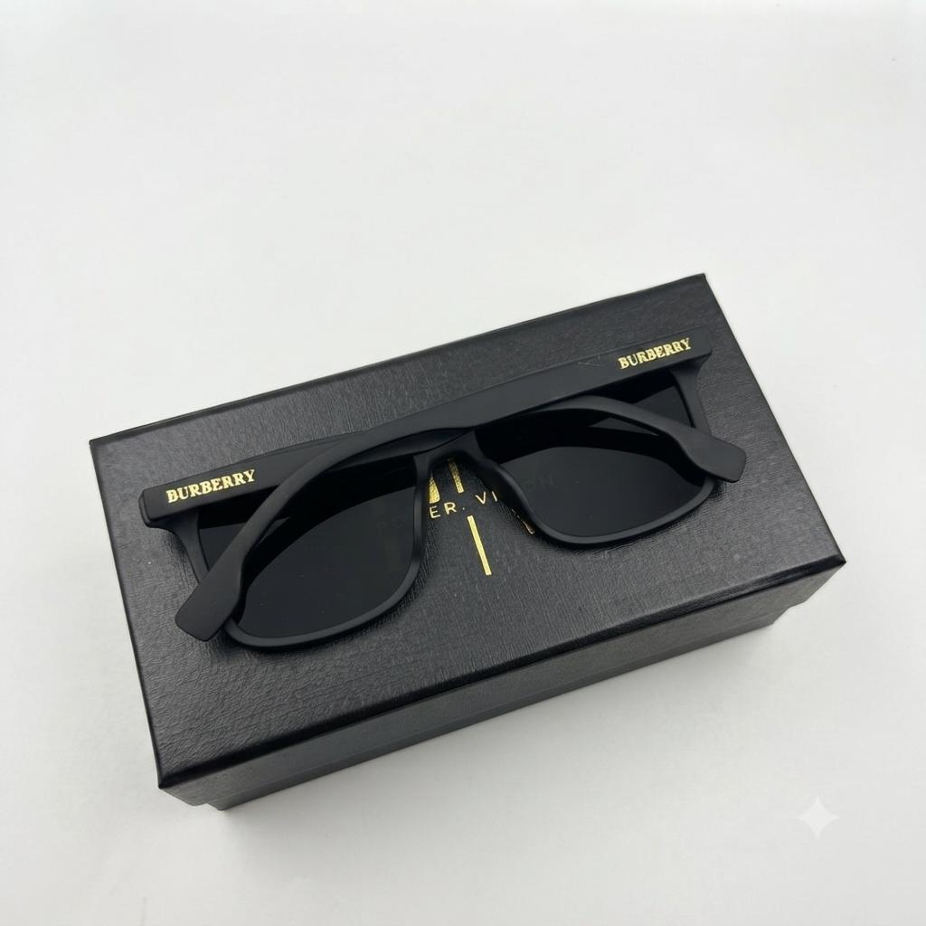 BB 4182 - SUNGLASS - MATTE BLACK - SQUARE - UV - PREMIUM - UNISEX