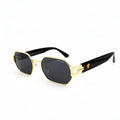 VE672 - SHADES - GOLDEN - BLACK - UV - RECTANGULAR CUT - PREMIUM