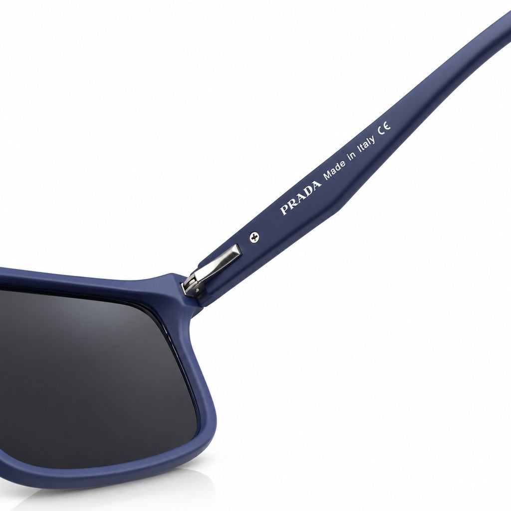 PR 23038 - DAILYWEAR - MATTE BLUE - POLARISED - SQUARE - SPRING HINGES - LIGHTWEIGHT