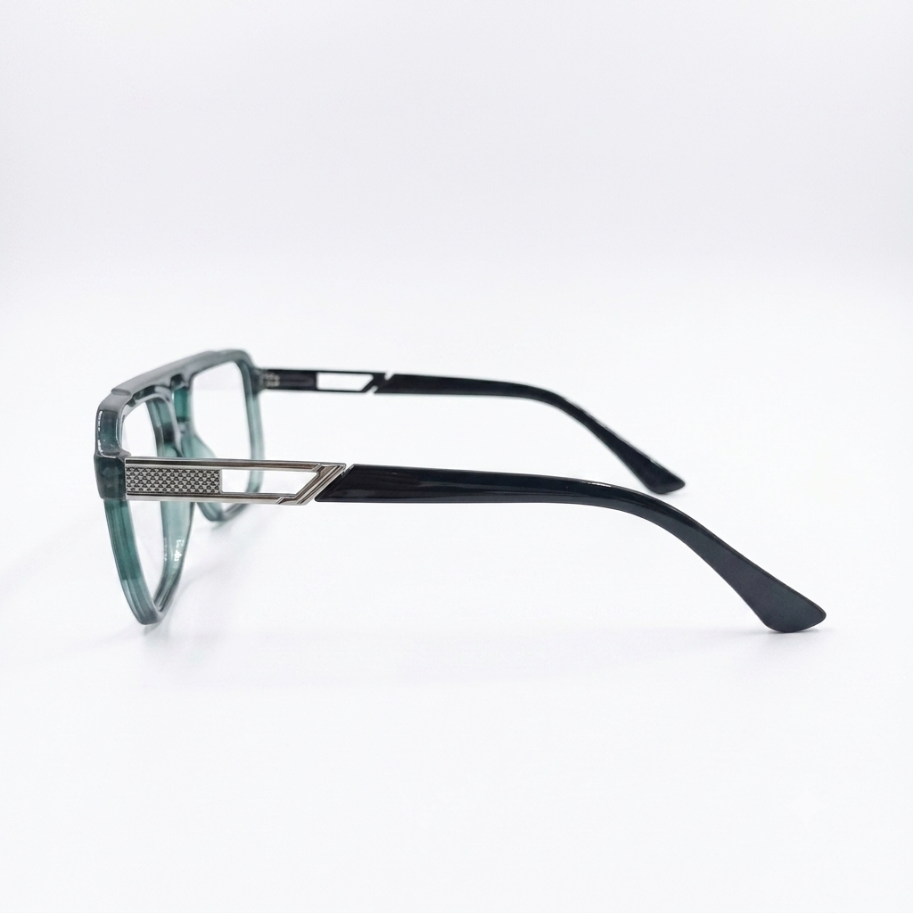 TR 251136 - EYEWEAR - DOUBLE BRIDGE - BOTTLE GREEN - FLEXIBLE - UNISEX