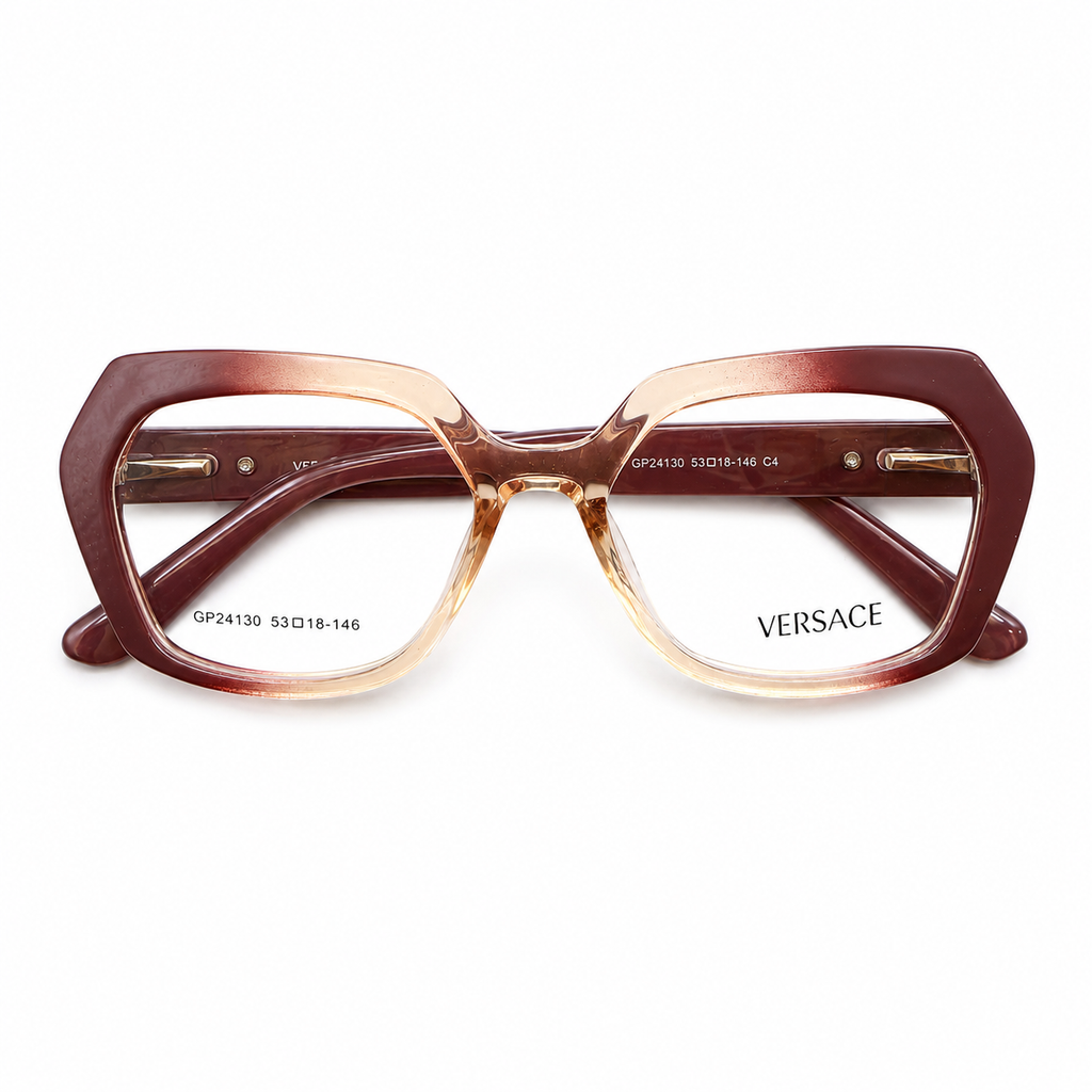 VE 24130 - GORGEOUS - GEOMETRIC SQUARE - BURGUNDY - CHAMPAGNE - SPRING BRANDING TEMPLES