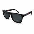TH 88021 - POLARISED - MATTE BLACK - TEXTURE BLACK GREY BRANDING SIDES - 💯 COMFORTABLE - PREMIUM