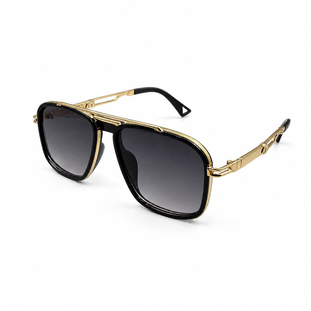 MAYBACH 2778 - SUNGLASS - OVERSIZE - NAVIGATOR SQUARE - GOLDEN BLACK - PREMIUM