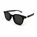 MB 5142 - SHADES - ROUNDED SQUARE - MATTE BLACK - WOOD - QUALITY - PREMIUM