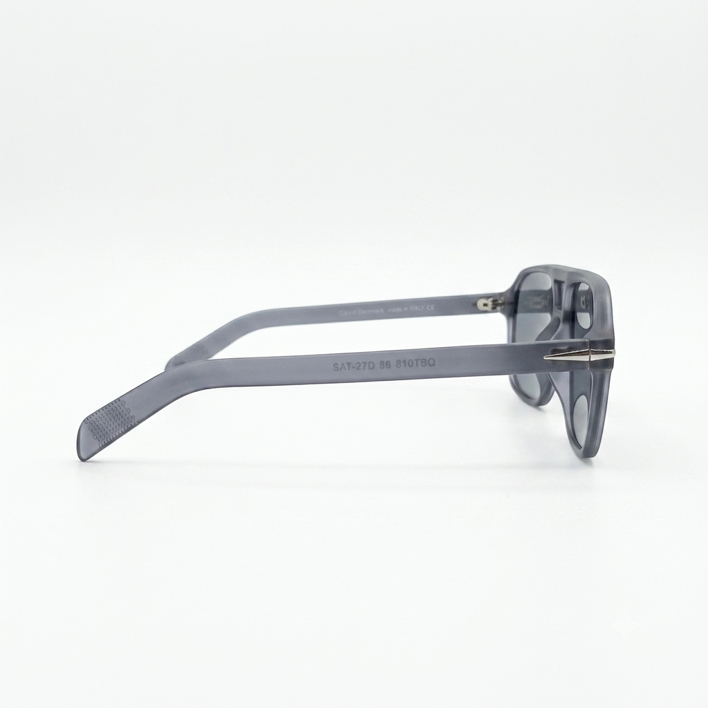 DB 7018 - SUNGLASS - DOUBLE BRIDGE - MATTE GREY - UV400 - MEN