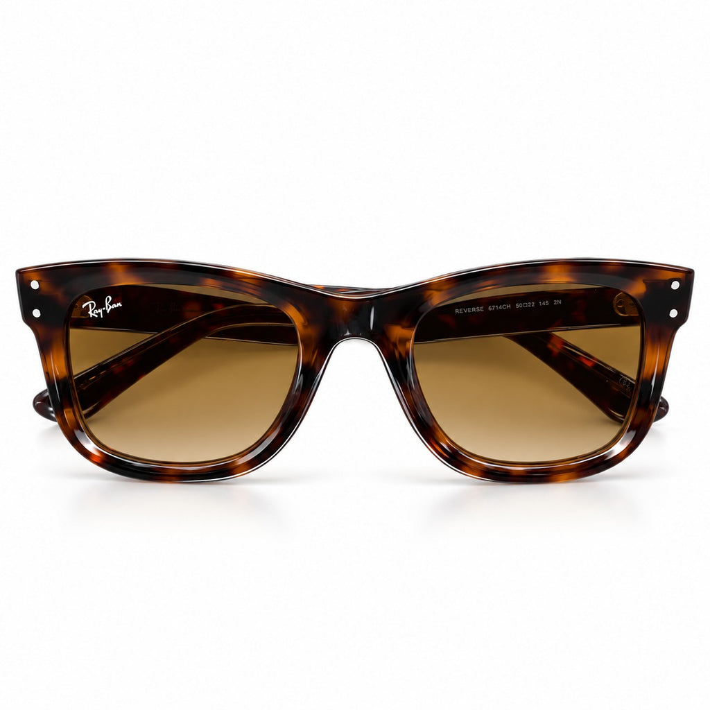 RB R0502S - REVERSE - WAYFARER - TORTOISE - BROWN GRADIENT - ACETATE - HIGH QUALITY