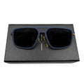 PR 70YS - SUNGLASS - MATTE BLUE - GOLDEN TEMPLE - BLACK UV -