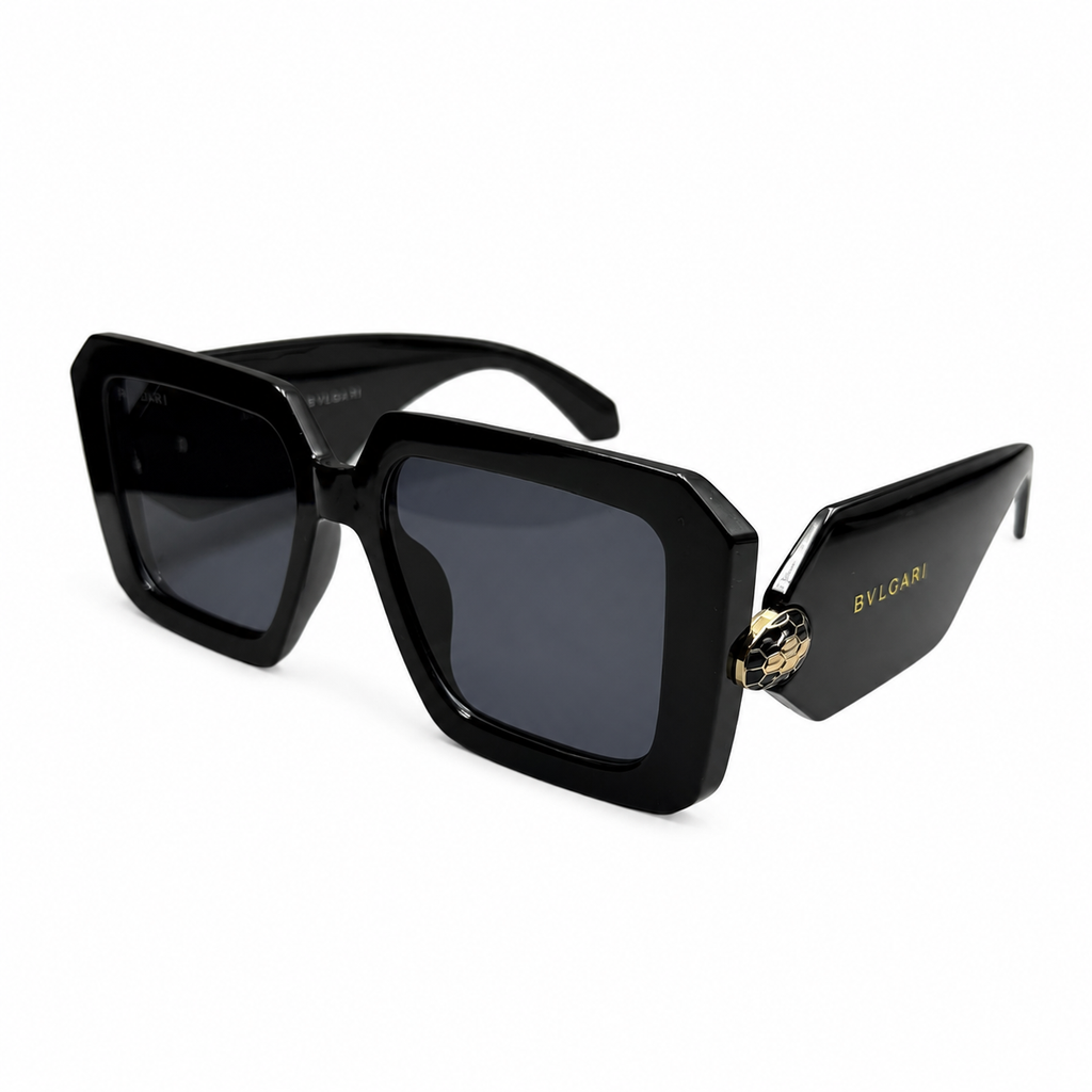 BVL 8151 - OVERSIZE - LADIES - BLACK - BOLD - TRENDY - SQUARE -  PREMIUM QUALITY