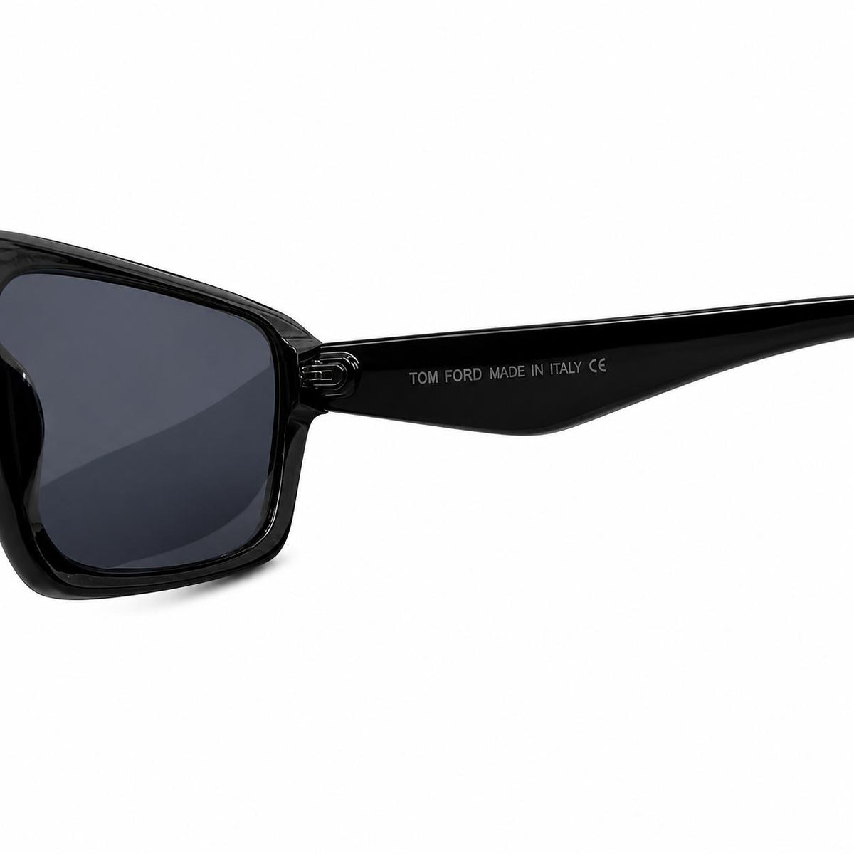 TF - DOUBLE BRIDGE - SQUARE - BLACK - ACETATE - PREMIUM