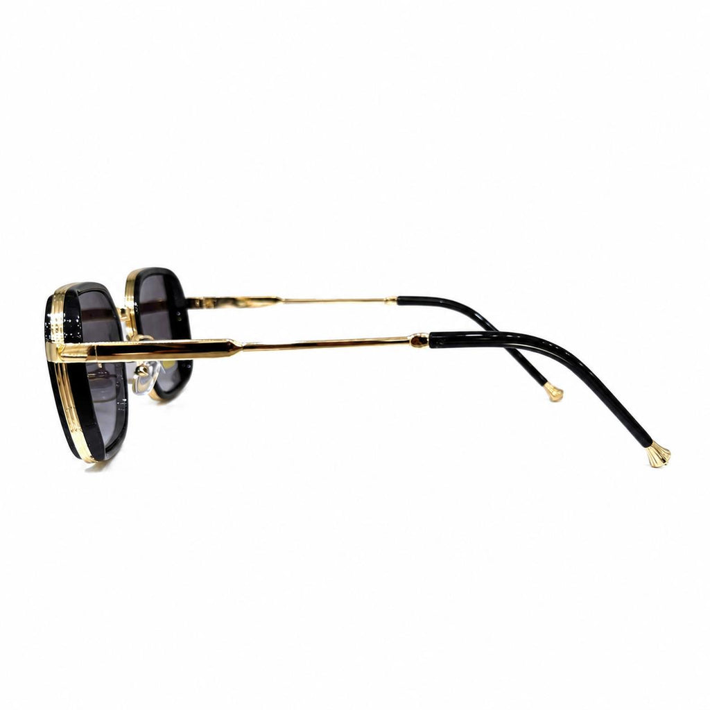 EYEHOOD 5G69 - SUNGLASS - METAL - GEOMETRIC SQUARE - GOLDEN BLACK - PREMIUM