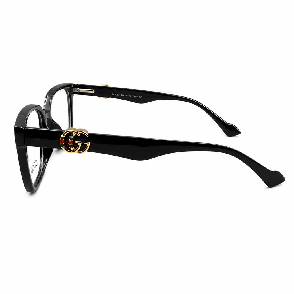 GC 24137 - SLEEK - SQUARE - BLACK - BRANDING FLEXIBLE TEMPLES - PRESCRIPTION EYEWEAR - PREMIUM