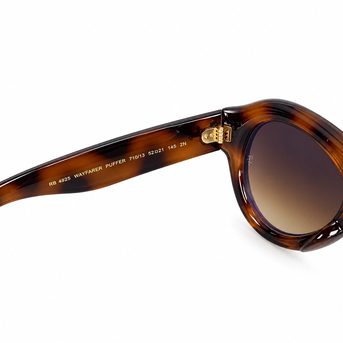 RAYBAN X AWGE 4925 - PUFFER - AVIATOR - TORTOISE + BROWN GRADIENT - ACETATE - HIGH QUALITY