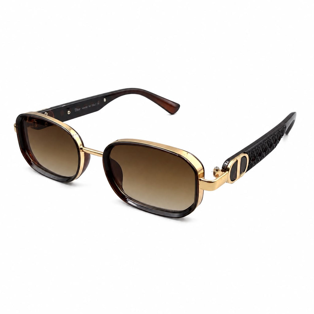 CD 23573 - GORGEOUS - SOFT RECTANGULAR - BROWN - GOLDEN - BROWN GRADIENT - PREMIUM - WOMEN