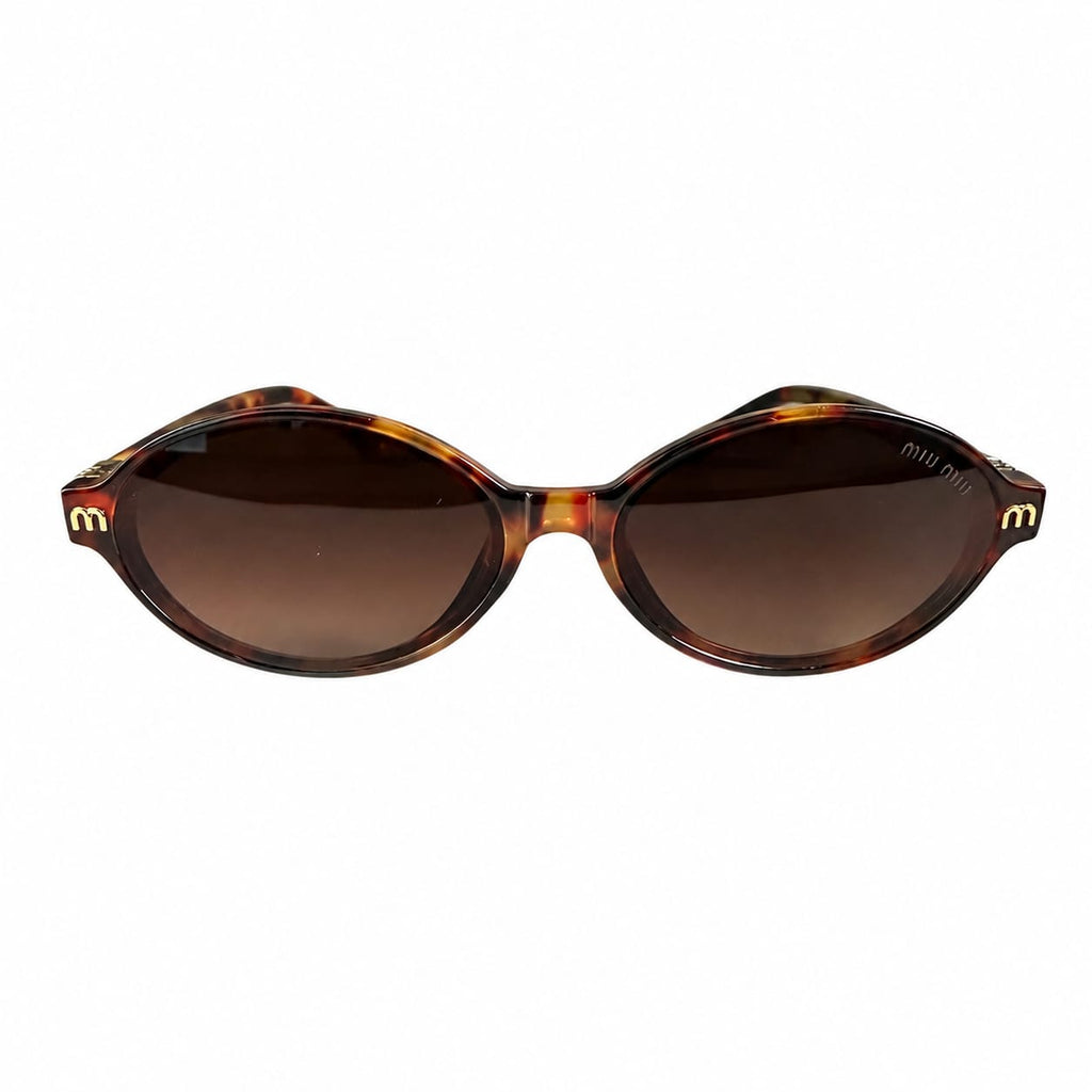 MIU MIU 6015 - OVAL - TORTOISE - BROWN GRADIENT - PREMIUM - DESIGNER - ACETATE