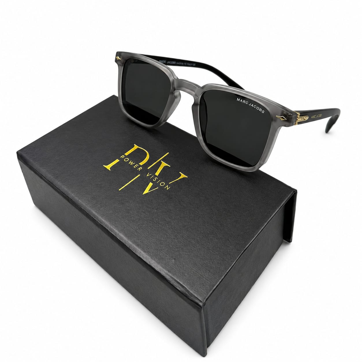 MJ 1124 - SHADES - MATTE GREY - MATTE BLACK - SIDE DETAILING - PREMIUM