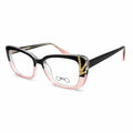 DESIGNER 82098 - CATEYE - BLACK - PINK TRANSPARENT - STRECHABLE - PREMIUM - QUALITY