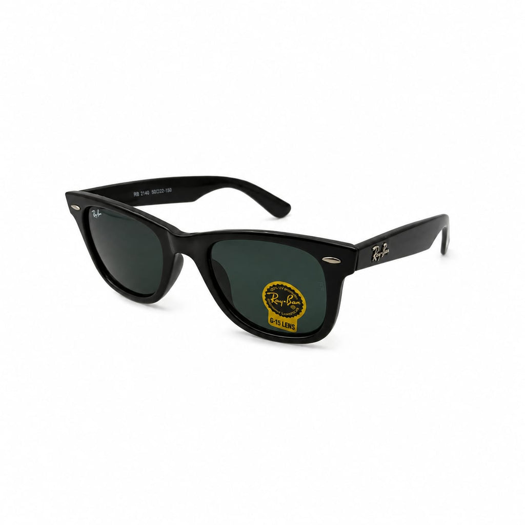 RB 2140 - CLASSIC WAYFARER - BLACK - DIAMOND HARD - PREMIUM - QUALITY- UNISEX